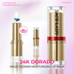 🌟 SACE LADY 24K Gold Tinted Lip Balm – Hydration, Color & Shine in One Swipe!