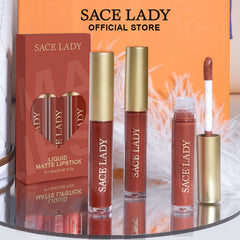 Sace Lady Waterproof Liquid Lipstick Mini Set β Matte, High Pigment, Long-Lasting Gloss