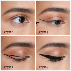 SACE LADY Inky Black Eyeliner – Waterproof, Highly Pigmented, 24-Hour Long-Wear