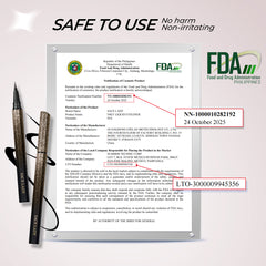 SACE LADY Inky Black Eyeliner – Waterproof, Highly Pigmented, 24-Hour Long-Wear