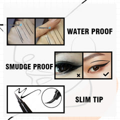 SACE LADY Inky Black Eyeliner – Waterproof, Highly Pigmented, 24-Hour Long-Wear