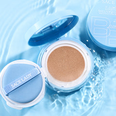 SACE LADY Lasting Waterproof BB Cushion – SPF 50+ PA+++ Oil Control, Natural Matte Finish