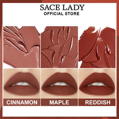 Sace Lady Waterproof Liquid Lipstick Mini Set β Matte, High Pigment, Long-Lasting Gloss