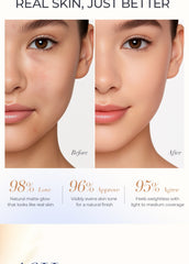 SACE LADY Bare Touch Skin Tint Travel Size - SPF30 PA+++ with Dual Peptide Serum & Breathable Film for Skin-Like Texture