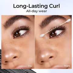 SACE LADY All-in-Lash Waterproof Mascara – Volume, Length & Curl, Smudge-Proof Natural Black