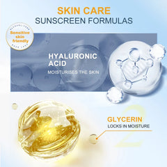 SACE LADY Sunscreen SPF50+++ Airy Non-Sticky UVA/UVB Protection Soothing Moisturizing Sunscreen Cream for All Skin