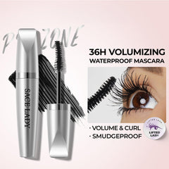 SACE LADY Waterproof Curling Volume Mascara – Long-Lasting, Smudge-Proof, Black