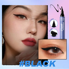 SACE LADY Winged Eyeliner Waterproof Smudge-Proof Double Head Seal Stamp Liquid Eye Liner Pen - High Pigment, Easy Application