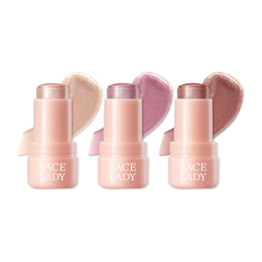 SACE LADY Highlighter Stick – Hydrating Jelly Glow, Long-Lasting Radiance & Multi-Use Shimmer