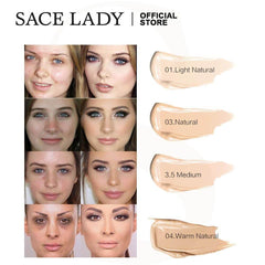 SACE LADY Full Cover Liquid Concealer & Matte Face Primer – Oil Control & Long-Lasting