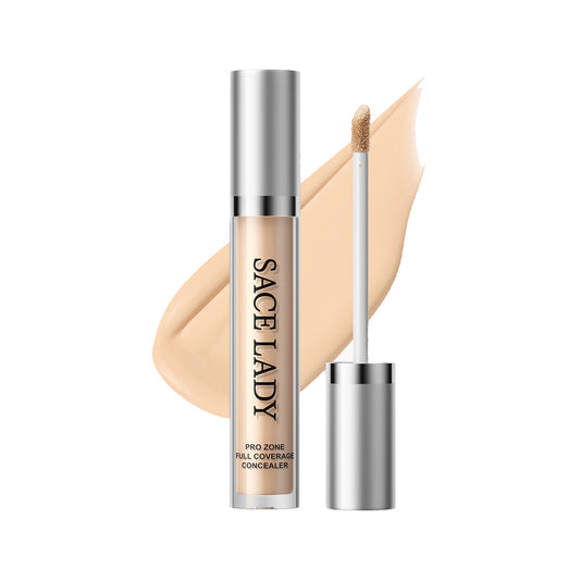 SACE LADY Waterproof Full Coverage Concealer – Flawless Face Corrector for Dark Circles & Blemishes