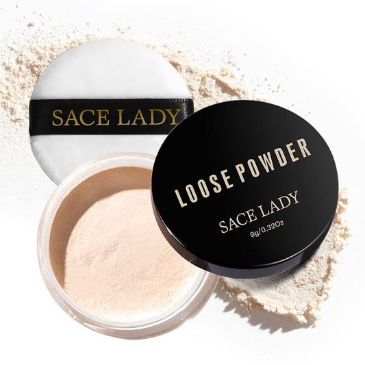 🌟 SACE LADY Oil-Control Loose Setting Powder – Shine-Free Perfection That Lasts All Day!