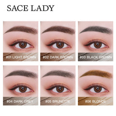 Sace Lady Long-Lasting Waterproof Eyebrow Gel – Smudge-Proof Makeup with Henna Tints