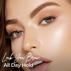 SACE LADY 24H Lock Eyebrow Gel – Waterproof Brow Gel with Built-in Brush, Natural Finish