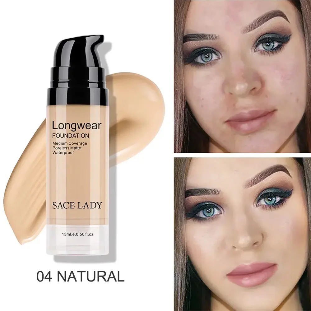 Long-Wear Matte Waterproof Liquid Foundation