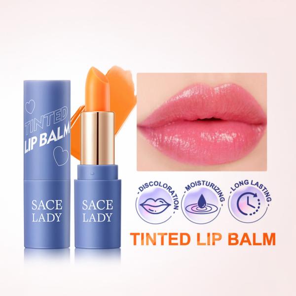 Moisturizing Tinted Lip Balm Natural Non-sticky Essential Oil Repair Lip Balm Lipstick