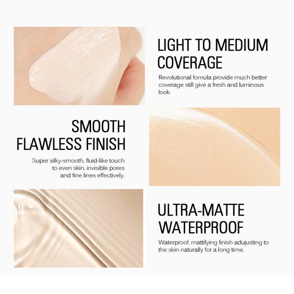 Long-Wear Matte Waterproof Liquid Foundation