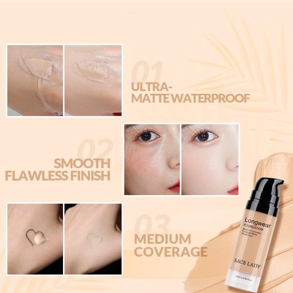 Long-Wear Matte Waterproof Liquid Foundation