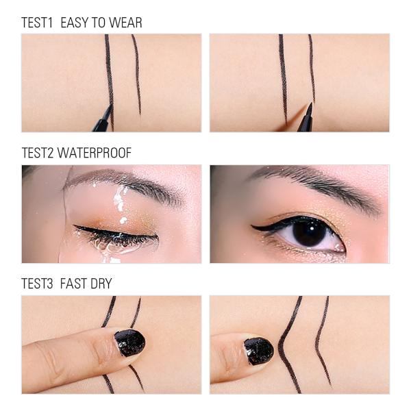 Long-Lasting Eyeliner & Waterproof Volume Mascara Eye Makeup Set