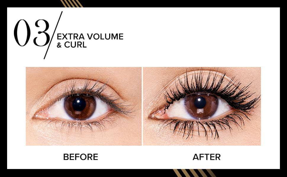 Volumizing Curling Black Gold Waterproof Mascara