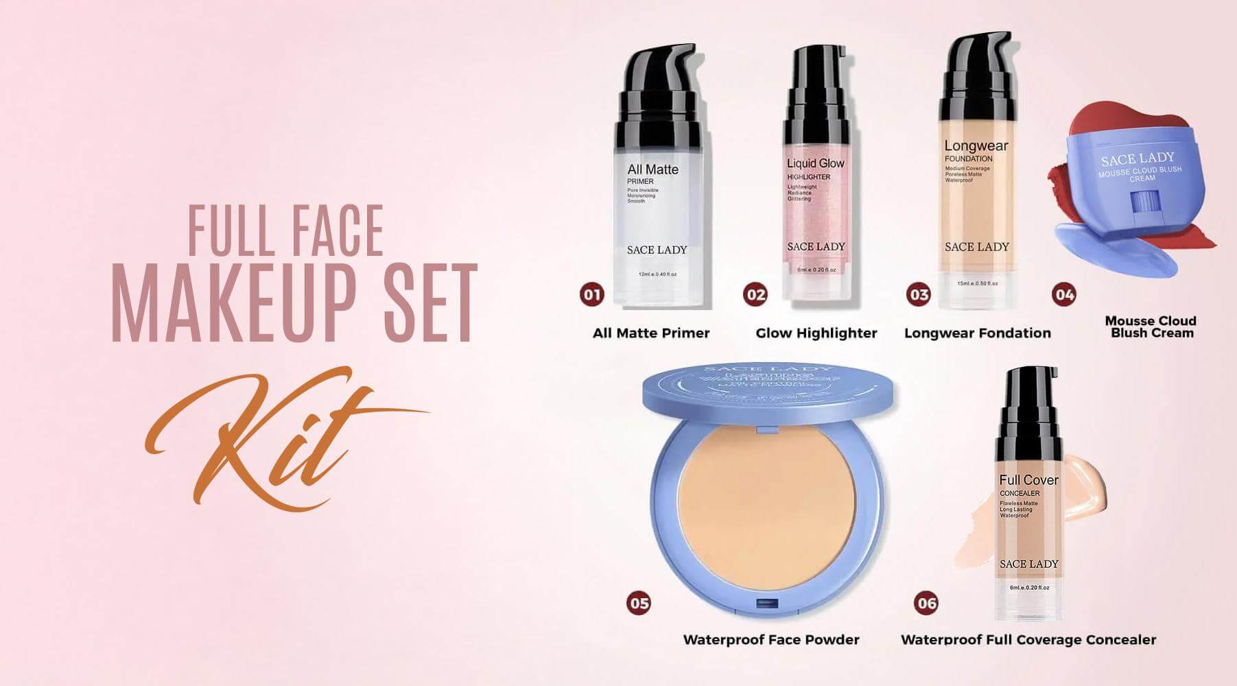 All-in-One Flawless Beauty Kit- Full Face Makeup Set -Update-01