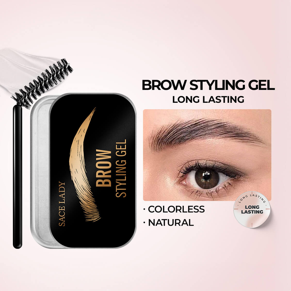 Waterproof Natural Long Lasting Brow Styling Soap