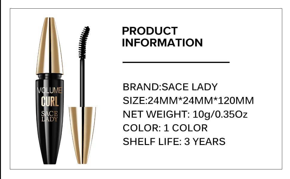 Volumizing Curling Black Gold Waterproof Mascara