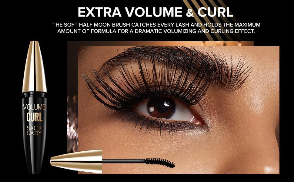 Long Lasting Eyeliner + Waterproof Volume Mascara Eye Makeup Set