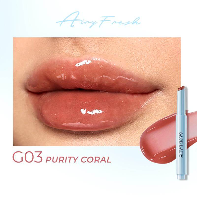 Glasting Gloss Lipstick – Moisturizing, Lightweight, and Glossy Shine for Smooth, Hydrated Lips