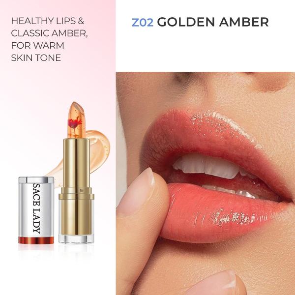 Hydrating Tinted Lip Balm - 24K Golden, Color-Changing, Long-Lasting Lipstick