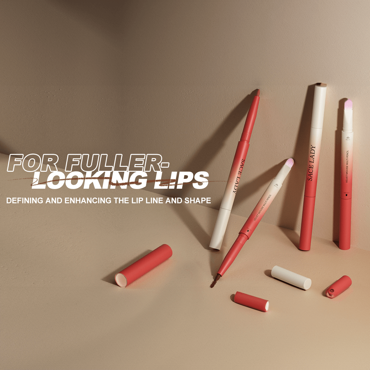 Long-lasting Lip Liner | Highly Pigmented, Smooth Texture Lip Makeup