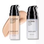 Long-Wear Matte Foundation & Matte Oil Control Primer for a flawless, poreless finish