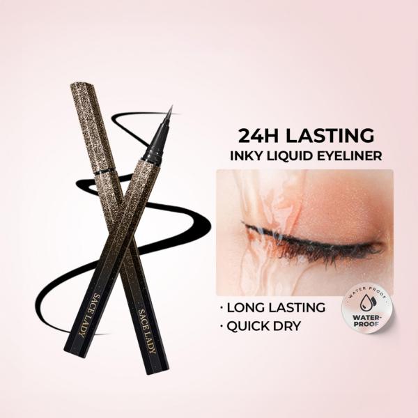 Inky Black Waterproof Eyeliner – Highly Pigmented, 24 Hours