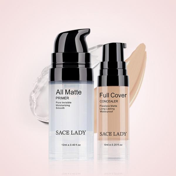 Perfect Pair: High-Coverage Concealer & Matte Pore-Minimizing Primer