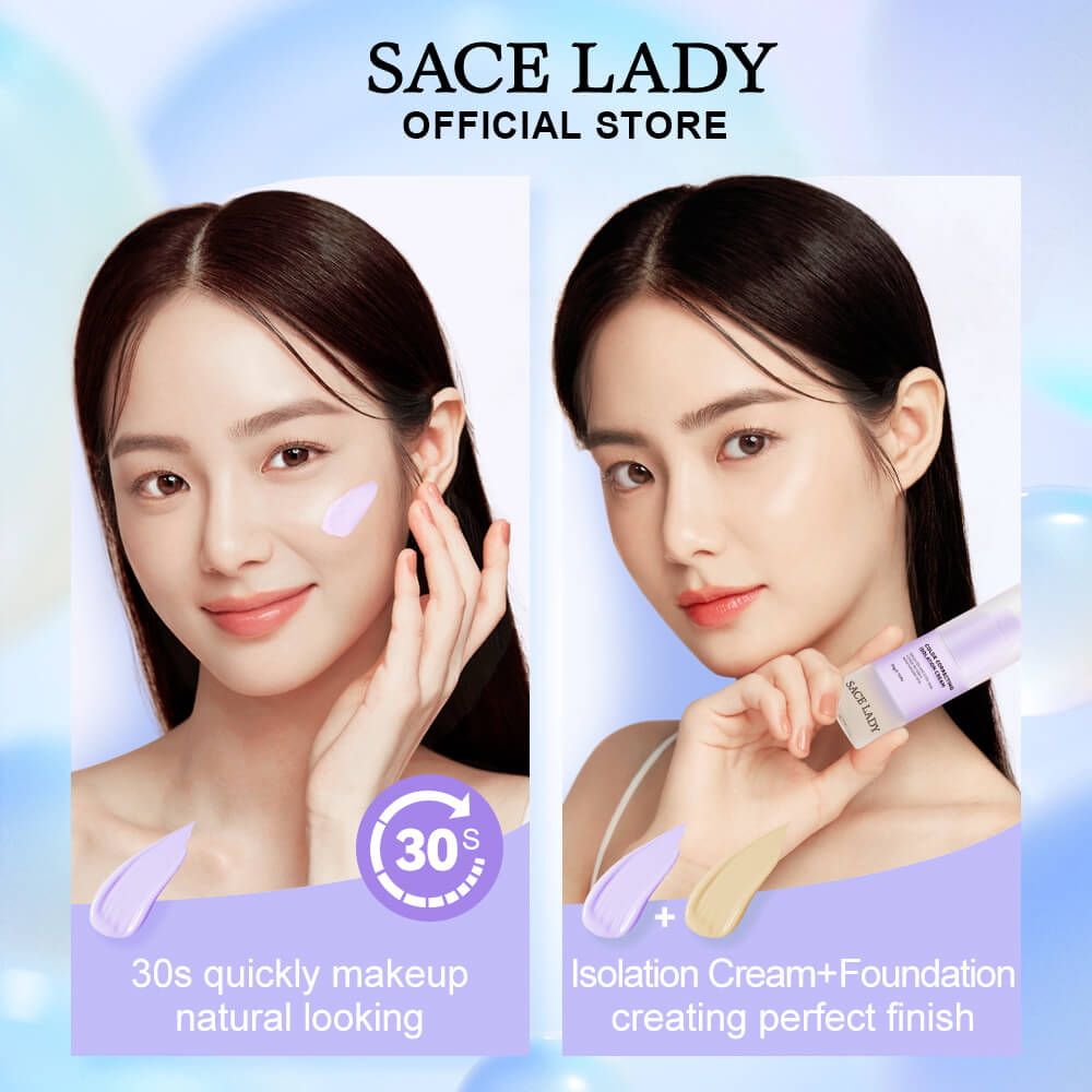 SACE LADY Pores Invisible Isolation Cream Color Correcting Brightening Face Primer Cream Cosmetic-1