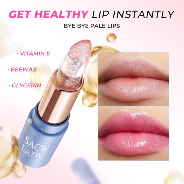 Moisturizing Tinted Lip Balm Natural Non-sticky Essential Oil Repair Lip Balm Lipstick